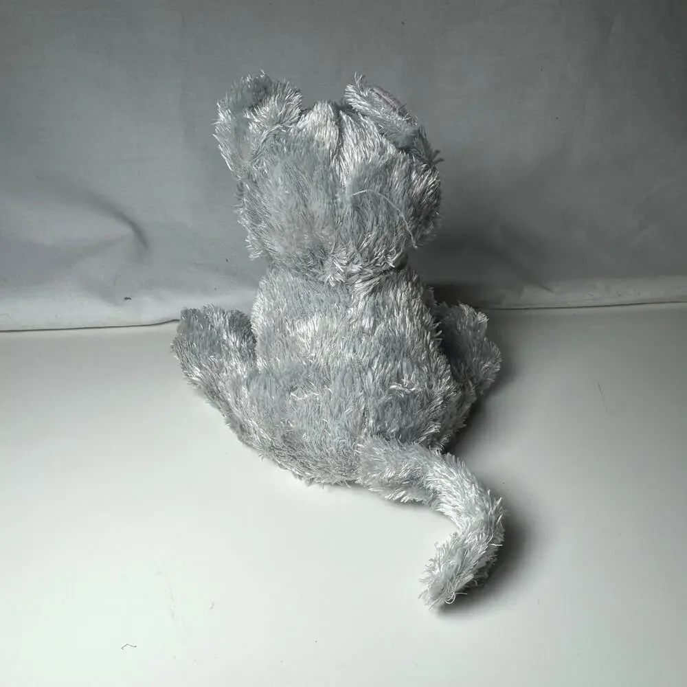 Mary Meyer Fab Fuzz Waffles Grey Gray Kitten Cat Soft Cuddly Adorable Blue Eyes